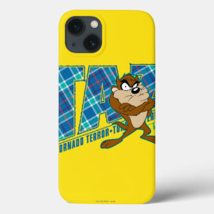 iPhone 13 Coque TAZ™ Tornado Terreur Plaid