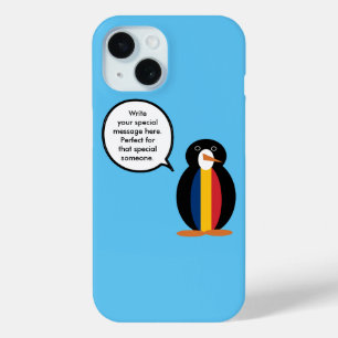 Coque Case-Mate iPhone Tchadien Parlant Mme Penguin Personnalisée