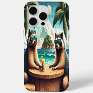 Coque Case-Mate iPhone Tea Party Raccoon