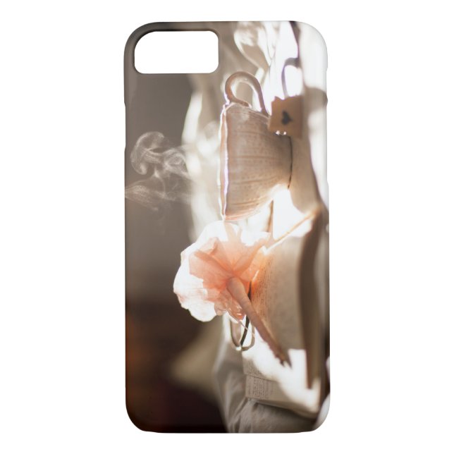 Coques Case-Mate iPhone Tea Time avec un bon livre (Dos)