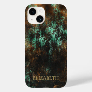 Coque Case-Mate iPhone Teal Cooper Patina Métallisé