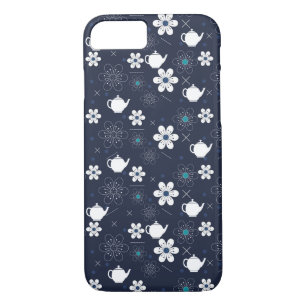Case-Mate iPhone Case Teapots et fleurs