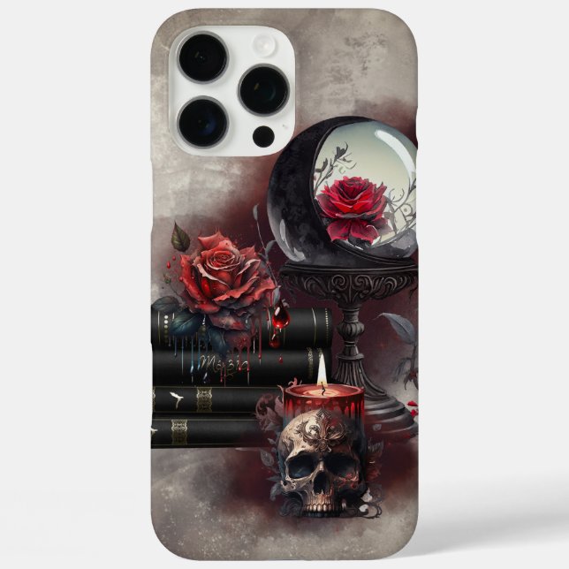 Coques Case-Mate iPhone Técherie | Articles magiques Spellbooks et Crystal (Verso)