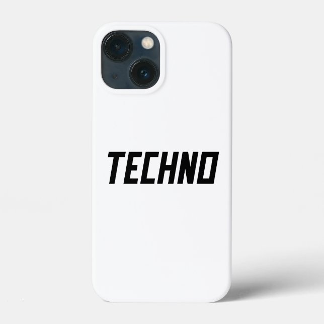 Coques Case-Mate iPhone TECHNO Music (Verso)