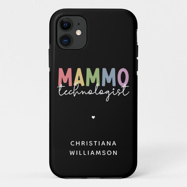 Coques Case-Mate iPhone Technologue Mammographie sur mesure (Dos)