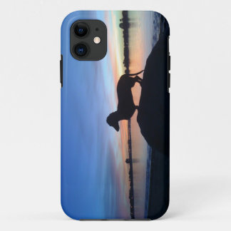 Coques Pour iPhone Teckel de coucher du soleil