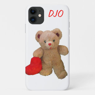 Case-Mate iPhone Case Teddy Bear et Big Red Heart