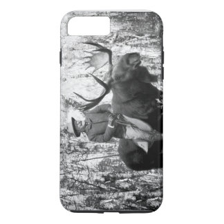 Coques Pour iPhone Teddy Roosevelt montant une caisse d'orignaux de