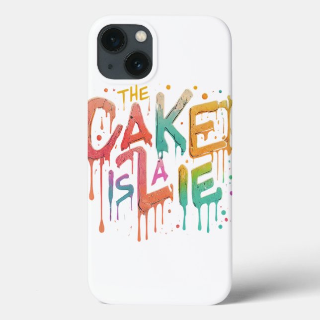Coques Case-Mate iPhone Tee de tromperie de gâteau" (Verso)