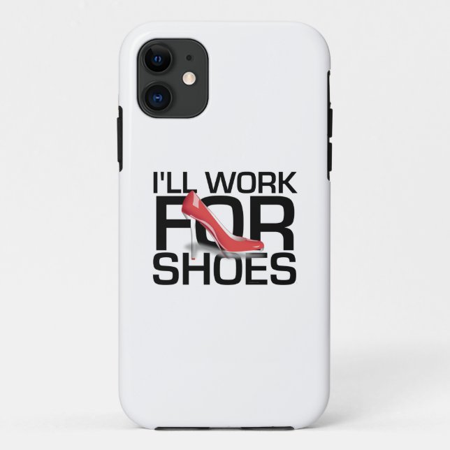 Coques Case-Mate iPhone TEE I Work for Chaussures (Dos)