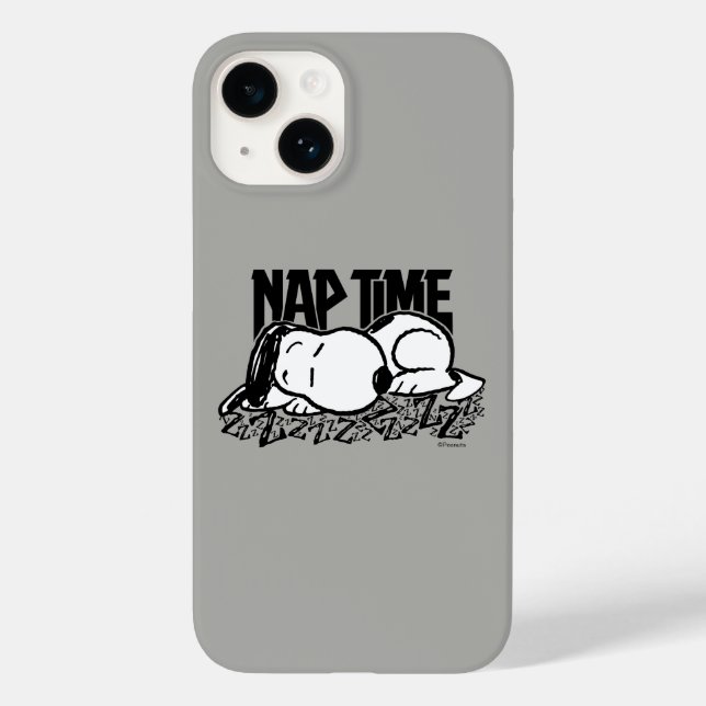 Coques Case-Mate iPhone Tee - shirt | Snoopy Nap Time (Verso)