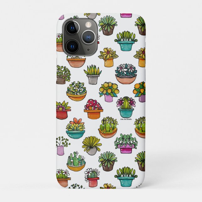 Coques Case-Mate iPhone Teindre les plantes dans des pots (Dos)