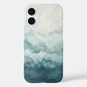 Coque Pour iPhone 16 Teintes océaniques