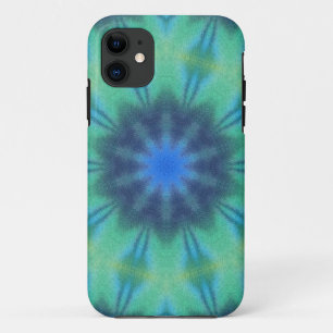Coques Pour iPhone Teinture à tarte bleue et verte