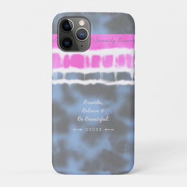 Coques Case-Mate iPhone Teinture rose blanc & bleu Tie Twist Sway in Style (Dos)