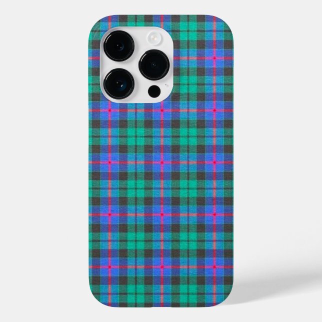 Coques Case-Mate iPhone Téléphone Boîtier Plaid Tartan Morrison Vert Ancie (Verso)