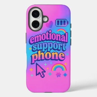 Coque Pour iPhone 16 Téléphone de support émotionnel
