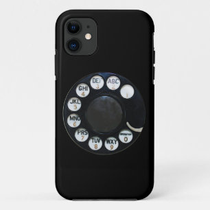 Coque Case-Mate Pour iPhone Téléphone Rotary Noir Rétro