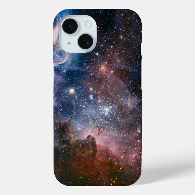 Coques Case-Mate iPhone Télescope Nebula Hubble Carina Rouge et Bleu (Verso)