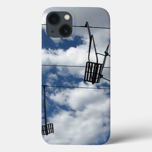 Coques Case-Mate iPhone Télésiège et ciel (Verso)