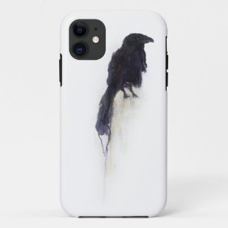 Coque Case-Mate iPhone "Témoin" - Raven dans la neige d'hiver