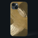iPhone 13 Coque Tempête de sable circulaire à Tan and Dark Brown<br><div class="desc">There is a lot of movement displayed in this painting by Meagher. Les Swirls of color like circulaire sandstorms traversing the canvas. Put this on your wall today !</div>