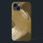 iPhone 13 Coque Tempête de sable circulaire à Tan and Dark Brown<br><div class="desc">There is a lot of movement displayed in this painting by Meagher. Les Swirls of color like circulaire sandstorms traversing the canvas. Put this on your wall today !</div>