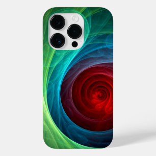 Coque Case-Mate iPhone Tempête rouge Floral Art moderne Abstrait Motif co
