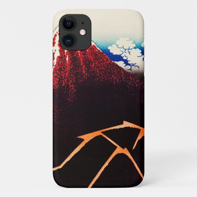 Coques Case-Mate iPhone Tempête sous le sommet par Katsushika Hokusai (Dos)