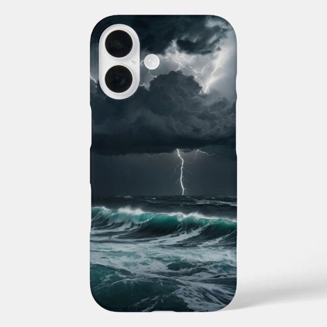 Coques Case-Mate iPhone Tempête sur la mer (Verso)