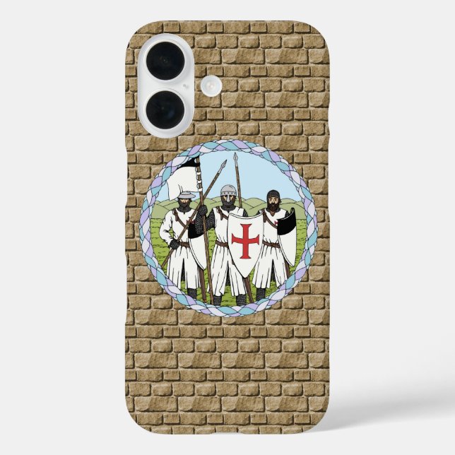 Coques Case-Mate iPhone Temple des Chevaliers Médiévaux (Verso)