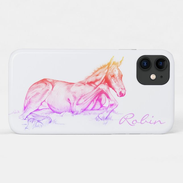 Coques Case-Mate iPhone Temps calme (arc-en-ciel) (Dos (Horizontal))