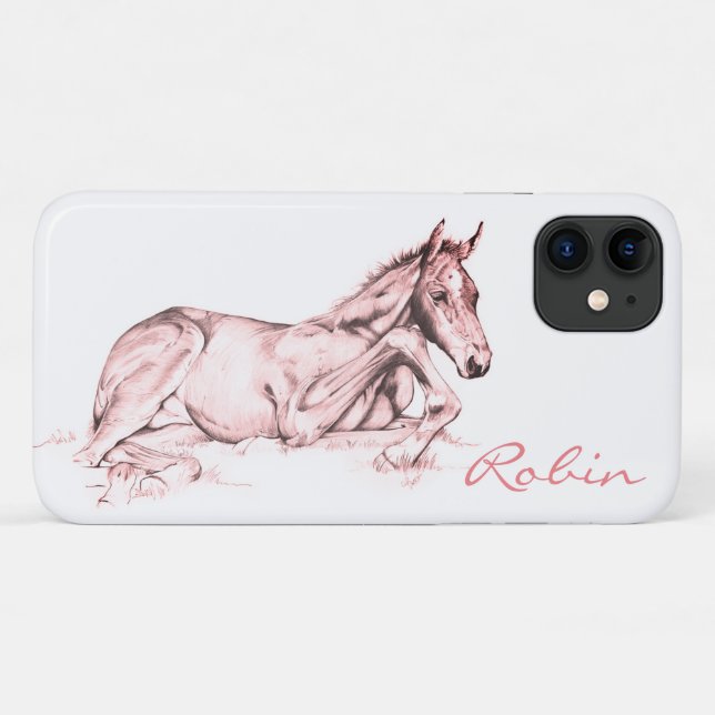 Coques Case-Mate iPhone Temps calme (saumon) (Dos (Horizontal))