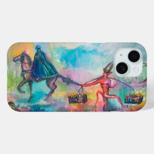 Coque Pour iPhone 15 TEMPTATION / CHEVALIER SOMBRE ET DIABLE TRÉSOR Ble