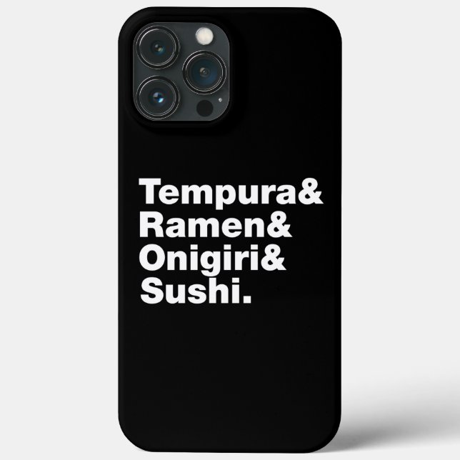 Coques Case-Mate iPhone Tempura & Ramen & Onigiri & Sushi. (Verso)