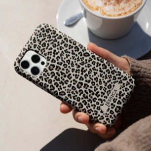 Coque iPhone 16 Pro Tendance Abstrait animal Leopard Cheetah Motif