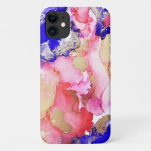 Case-Mate iPhone Case Tendance Abstraite Liquide Tourbillons Purple Rose