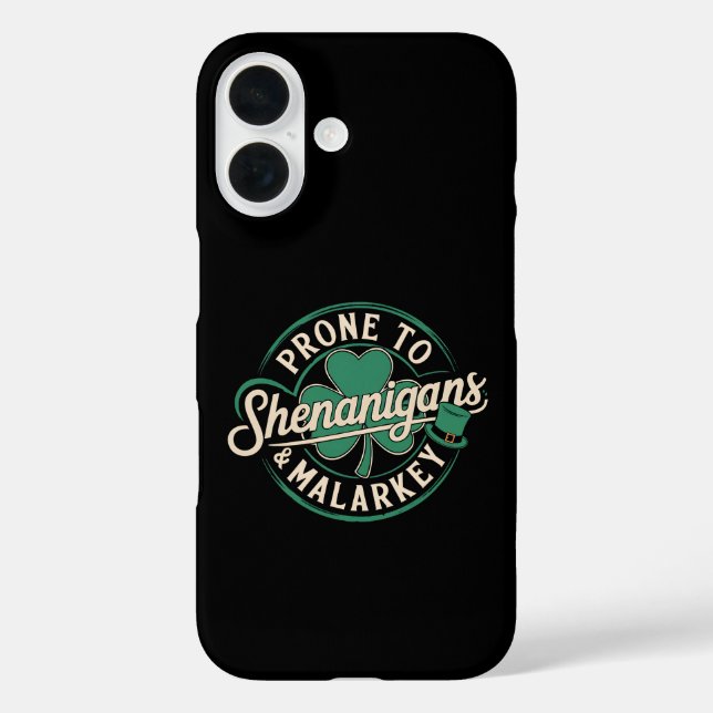 Coques Case-Mate iPhone Tendance aux farces et au baratin de la Saint-Patr (Verso)