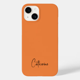 Coque Case-Mate iPhone Tendance Couleur frais Tangerine minimaliste