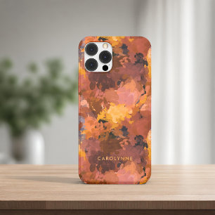 Case-Mate iPhone Case Tendance Terracotta Abstrait Motif Monogramme