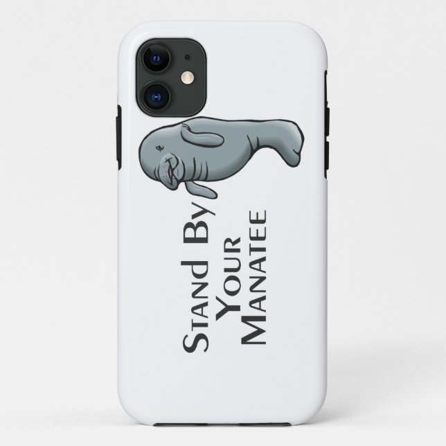 Coques Case-Mate iPhone Tenez-vous prêt votre lamantin (Dos)