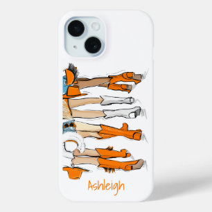 Coque Case-Mate iPhone Tennessee Ladies Cowboy Boots Orange Nom de la mod