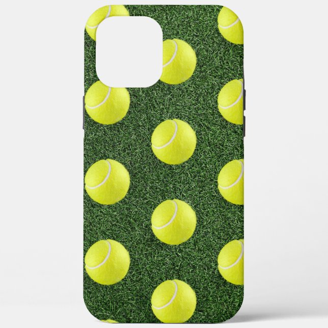 Coques Case-Mate iPhone Tennis ball on green grass (Verso)
