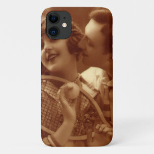 Case-Mate iPhone Case Tennis de sport vintage, amour et romance