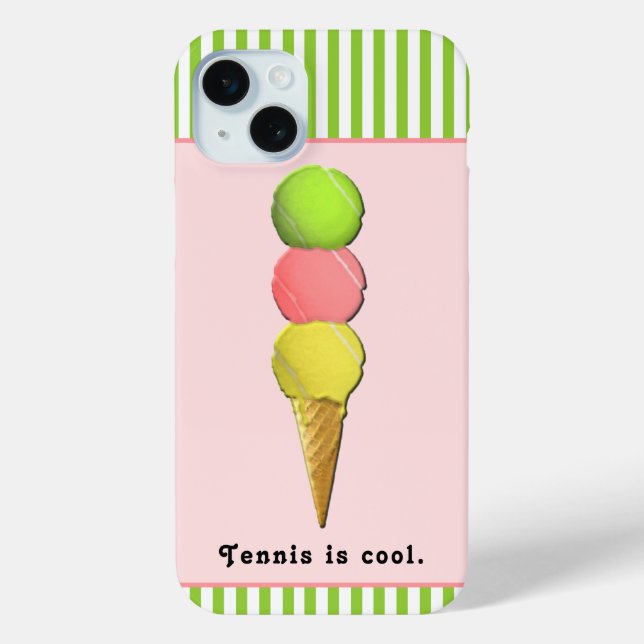 Coques Case-Mate iPhone Tennis Drôle (Verso)