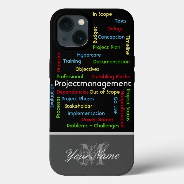 Coques Case-Mate iPhone Termes de gestion de projet pour ProjectManagers (Verso)