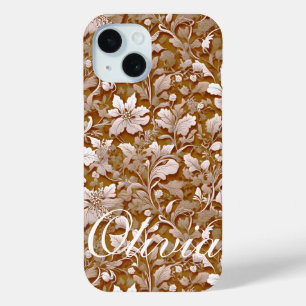 Coque Case-Mate iPhone Terracotta Burnt Orange Boho botanique moderne