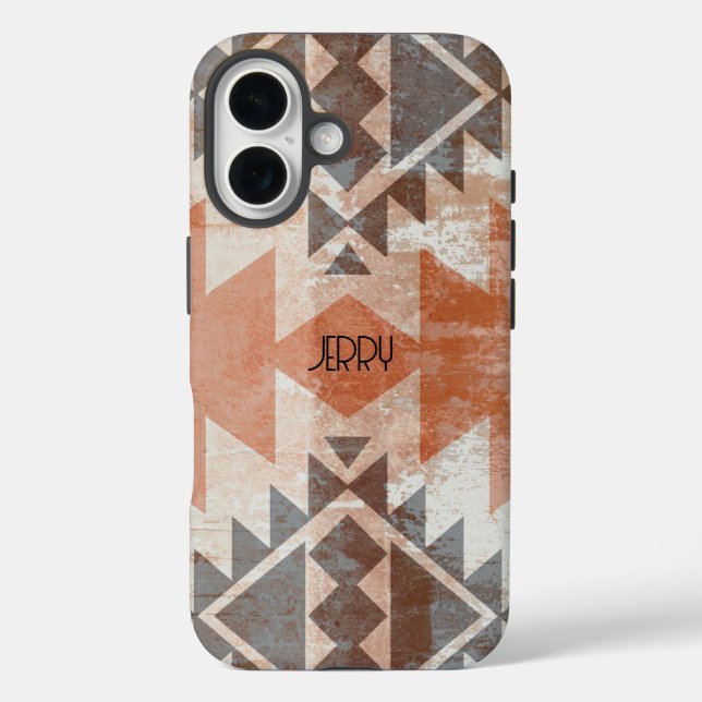 Coques Case-Mate iPhone Terracotta Texturée Marron (Verso)