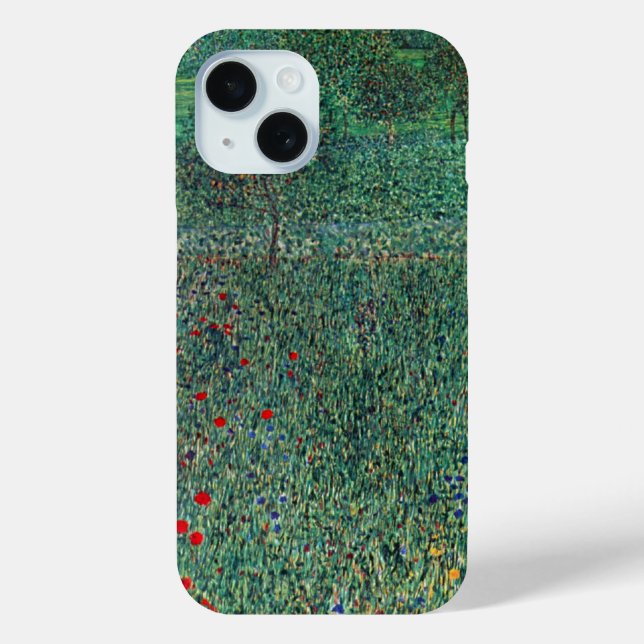 Coques Case-Mate iPhone Terrain de fleurs à Litzlberg Klimt, Paysage Vinta (Verso)