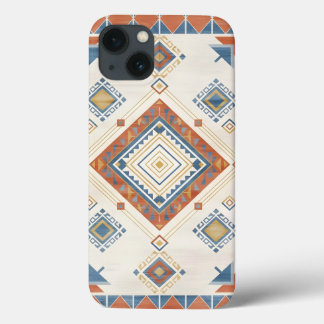 Case-Mate iPhone Case Terrasse en terre cuite et kilim bleu du désert ba